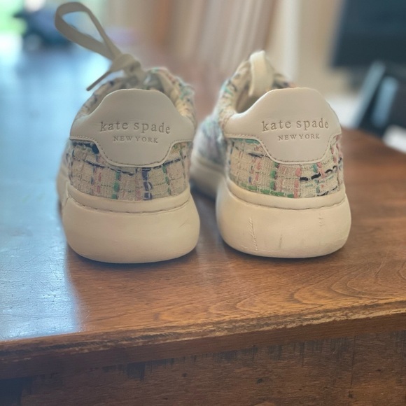 kate spade new york Lift Sneakers Multi Tweed Size 6B - Picture 6 of 7